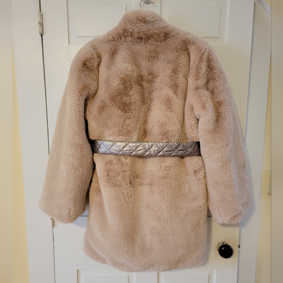 NWOT Reversible Faux Fur Coat - Picture 5 of 13